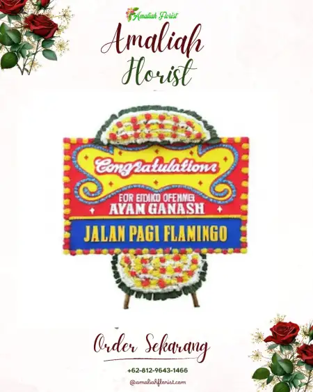 Sewa Papan Bunga Paas
